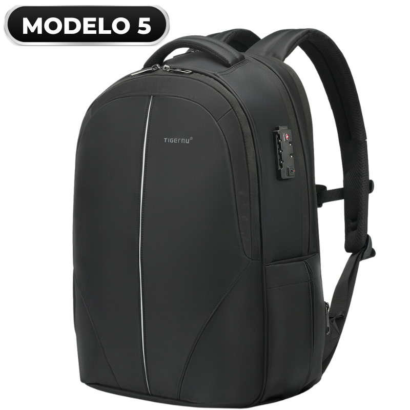 Mochila para Notebook - Com Cadeado Antifurto + Saída de Fone e USB