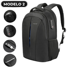 Mochila para Notebook - Com Cadeado Antifurto + Saída de Fone e USB