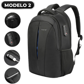 Mochila para Notebook - Com Cadeado Antifurto + Saída de Fone e USB
