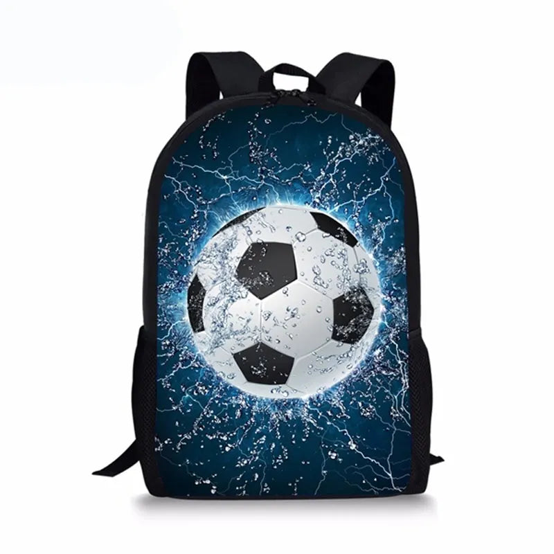 Mochila Escolar de Bola de Futebol - CityBag