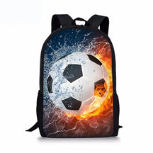 Mochila Escolar de Bola de Futebol - CityBag