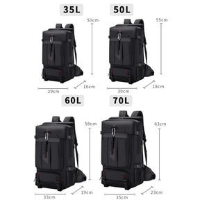 Mochila de Viagem USB de Grande Capacidade a prova d'água