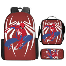 Kit Escolar Infantil Homem Aranha: Mochila, Lancheira e Estojo