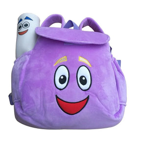 Mochila de Pelúcia Dora Aventureira Com Mapa - CityBag