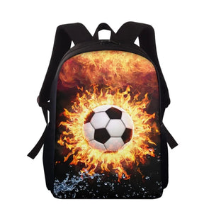 Mochila Escolar de Bola de Futebol - CityBag
