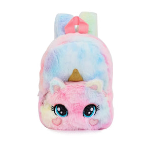 Mochila Escolar Infantil Gatinho de Pelúcia - CityBag