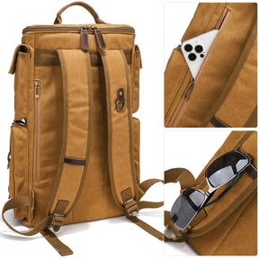 Mochila Retrô Impermeável de Grande Capacidade - CityBag
