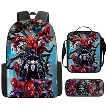 Kit Escolar Infantil Homem Aranha: Mochila, Lancheira e Estojo