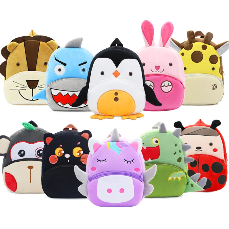 Mochila Escolar para Crianças de Animais - CityBag