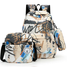 Kit Escolar com 3 Peças: Mochila, Bolsa de Ombro e Estojo - CityBag