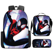 Kit Escolar Infantil Homem Aranha: Mochila, Lancheira e Estojo