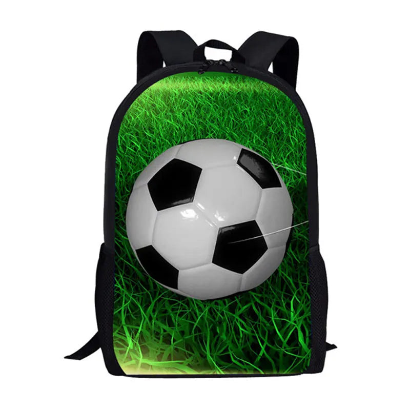 Mochila Escolar de Bola de Futebol - CityBag