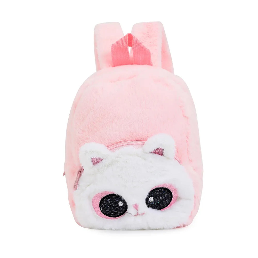 Mochila Escolar Infantil Gatinho de Pelúcia - CityBag