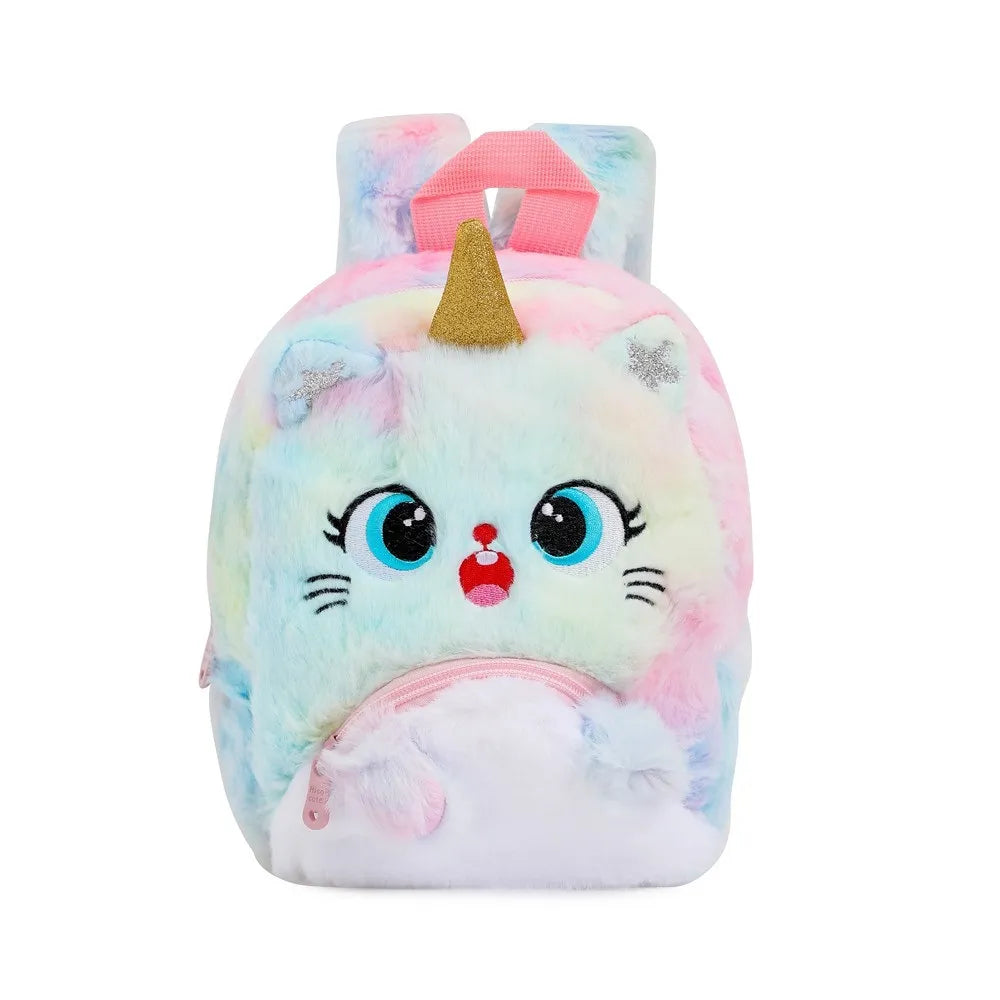 Mochila Escolar Infantil Gatinho de Pelúcia - CityBag