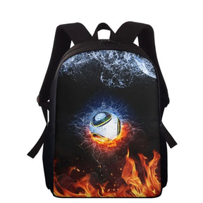 Mochila Escolar de Bola de Futebol - CityBag