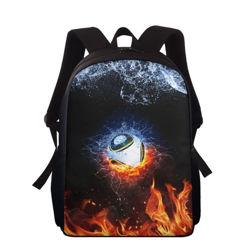 Mochila Escolar de Bola de Futebol - CityBag