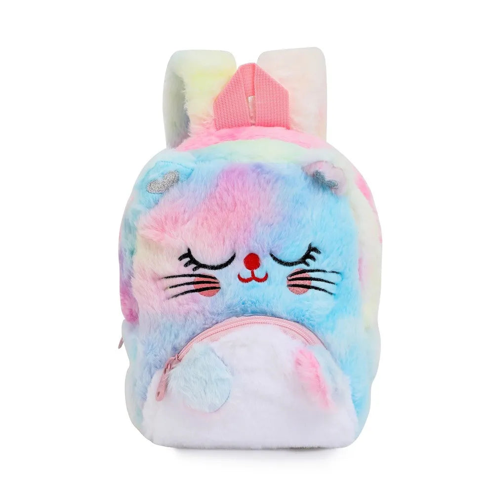 Mochila Escolar Infantil Gatinho de Pelúcia - CityBag