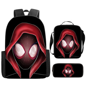 Kit Escolar Infantil Homem Aranha: Mochila, Lancheira e Estojo