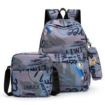 Kit Escolar com 3 Peças: Mochila, Bolsa de Ombro e Estojo - CityBag