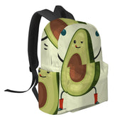 Mochila Escolar Estampa de Abacate - Capacidade para Notebook 15"- CityBag
