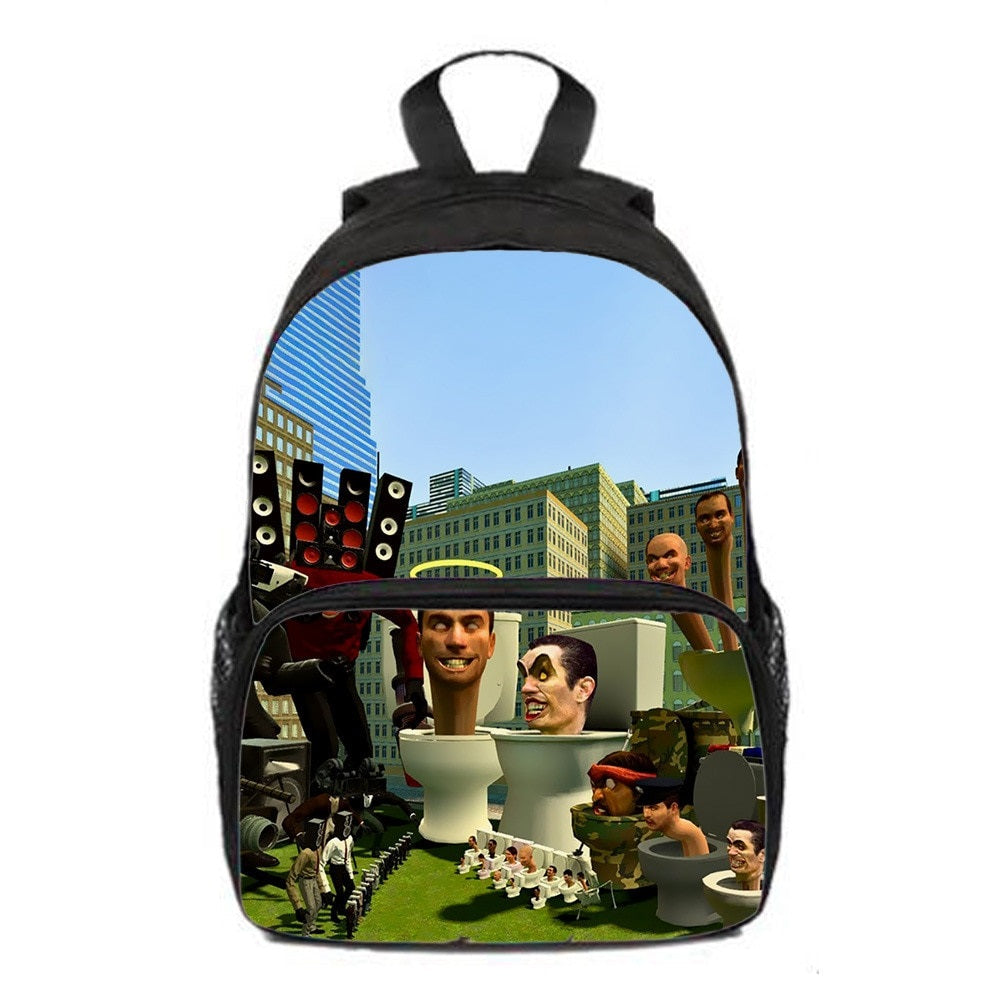 Mochila Escolar Skibidi - CityBag