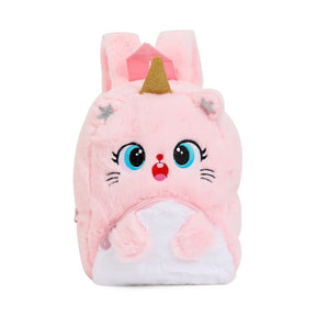 Mochila Escolar Infantil Gatinho de Pelúcia - CityBag