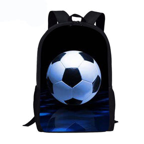 Mochila Escolar de Bola de Futebol - CityBag