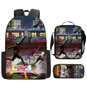 Kit Escolar Infantil Homem Aranha: Mochila, Lancheira e Estojo