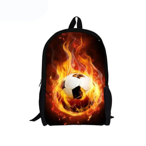 Mochila Escolar de Bola de Futebol - CityBag