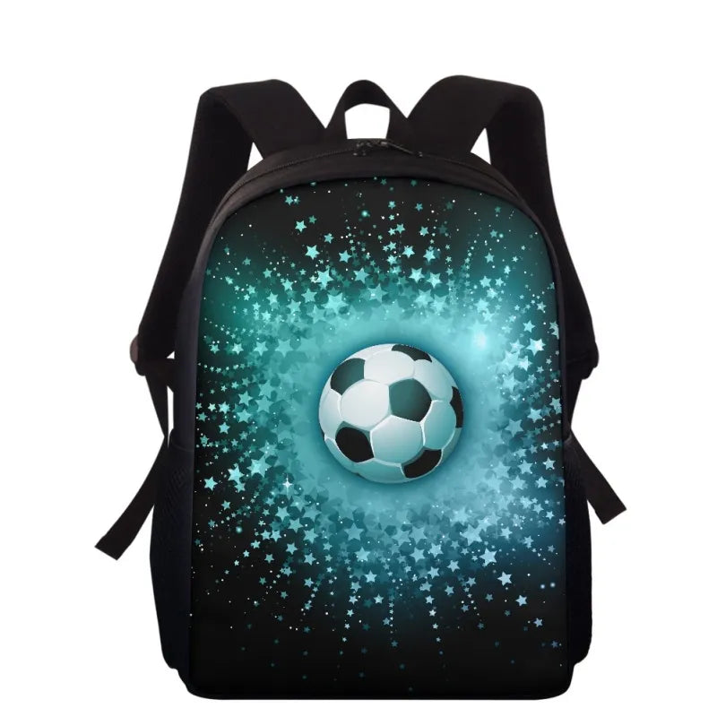 Mochila Escolar de Bola de Futebol - CityBag