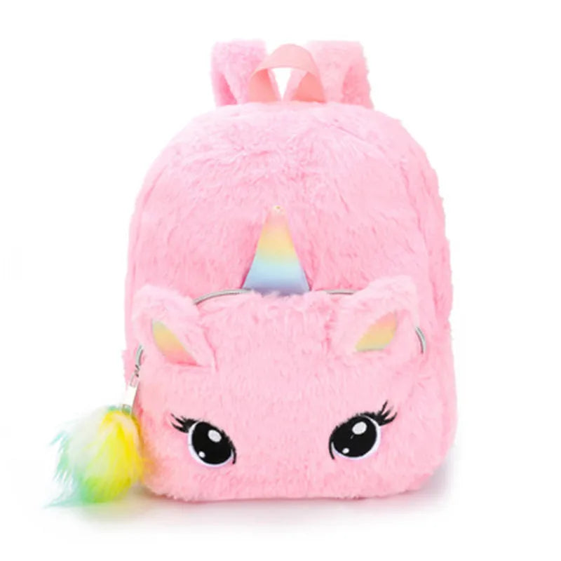 Mochila Infantil Unicórnio de Pelúcia - CityBag