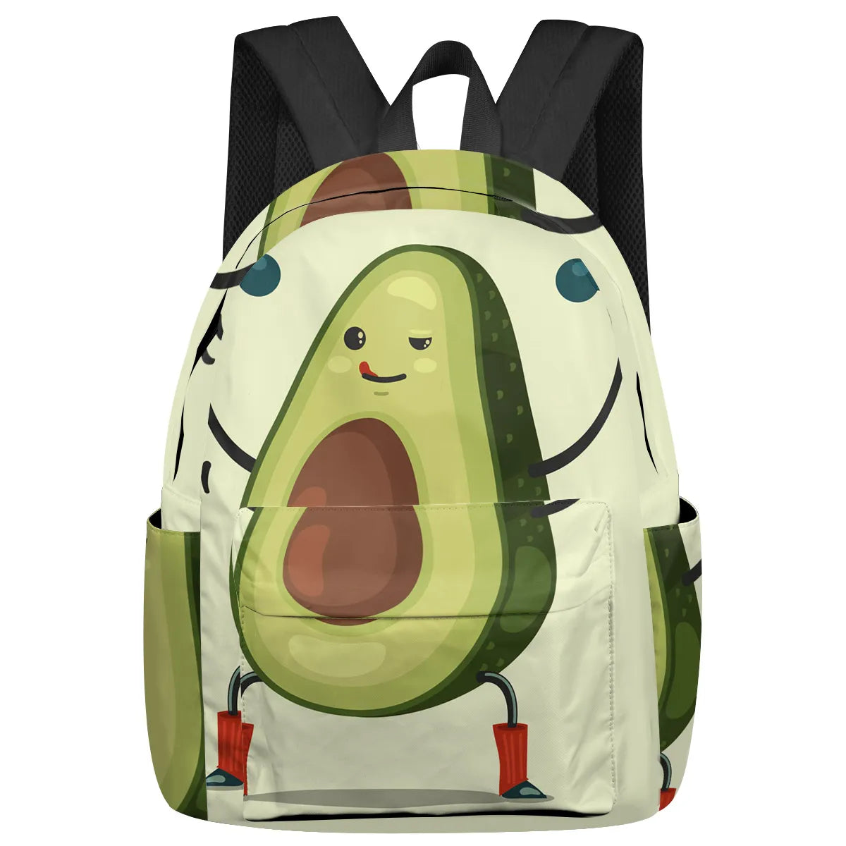 Mochila Escolar Estampa de Abacate - Capacidade para Notebook 15"- CityBag