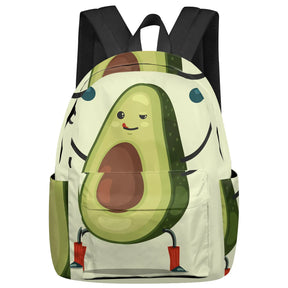 Mochila Escolar Estampa de Abacate - Capacidade para Notebook 15"- CityBag