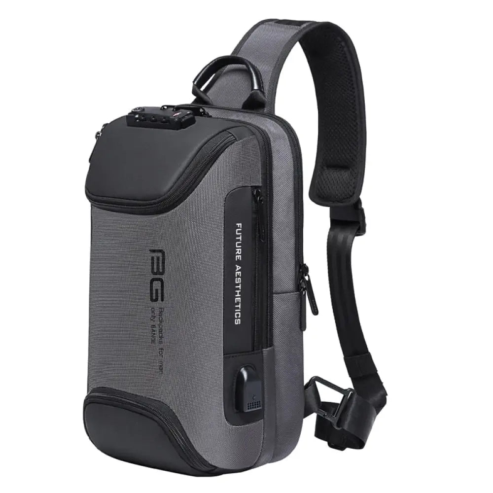 Bolsa Transversal de Ombro/Peito - Antifurto e Impermeável