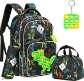 Kit Escolar Infantil: Mochila com Pop it, Lancheira e Estojo