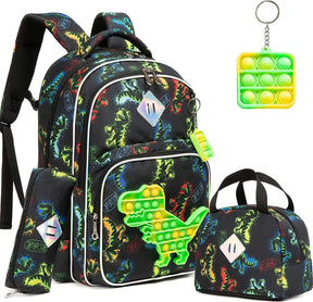 Kit Escolar Infantil: Mochila com Pop it, Lancheira e Estojo