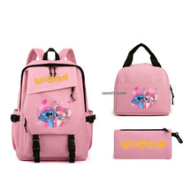Kit Escolar Lilo & Stitch: Mochila, Lancheira e Estojo