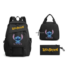 Kit Escolar Lilo & Stitch: Mochila, Lancheira e Estojo
