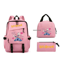 Kit Escolar Lilo & Stitch: Mochila, Lancheira e Estojo