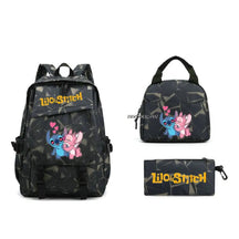 Kit Escolar Lilo & Stitch: Mochila, Lancheira e Estojo