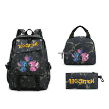 Kit Escolar Lilo & Stitch: Mochila, Lancheira e Estojo