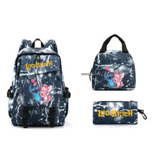 Kit Escolar Lilo & Stitch: Mochila, Lancheira e Estojo
