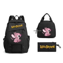 Kit Escolar Lilo & Stitch: Mochila, Lancheira e Estojo