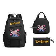 Kit Escolar Lilo & Stitch: Mochila, Lancheira e Estojo
