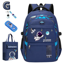 Kit Mochila Escolar Astronauta Ortopédica