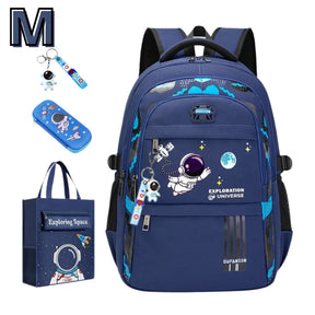 Kit Mochila Escolar Astronauta Ortopédica