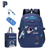 Kit Mochila Escolar Astronauta Ortopédica