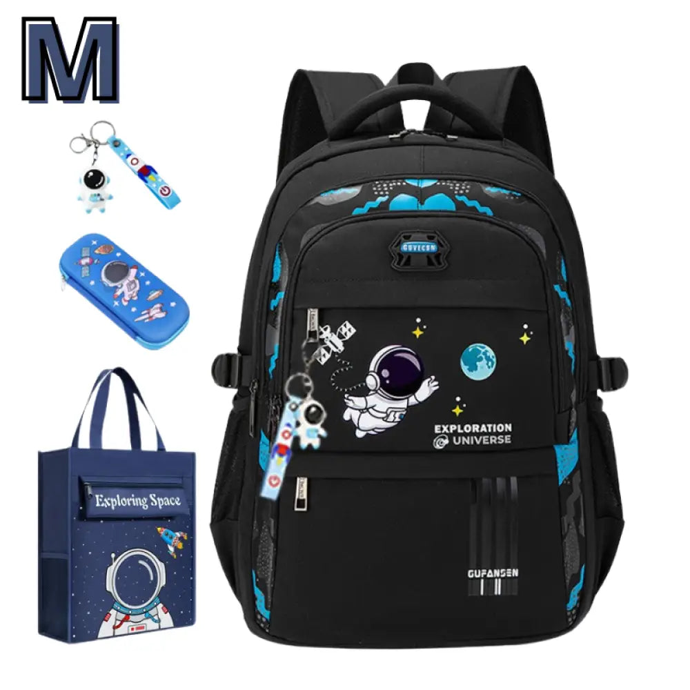 Kit Mochila Escolar Astronauta Ortopédica