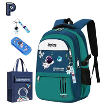 Kit Mochila Escolar Astronauta Ortopédica