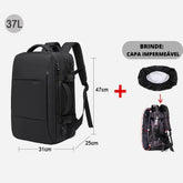 Mochila para Viagem - 37 a 45 Litros + Capa Impermeável de Brinde